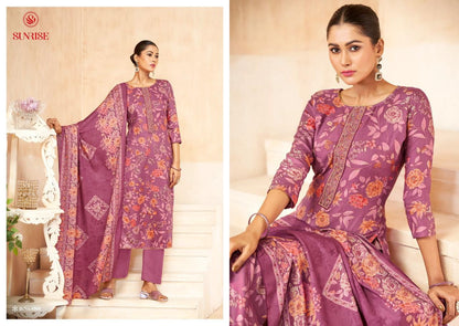 Sophia Vol 4 Sunrise Viscose Pashmina Suits Exporter India