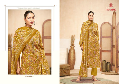 Sophia Vol 4 Sunrise Viscose Pashmina Suits Exporter India