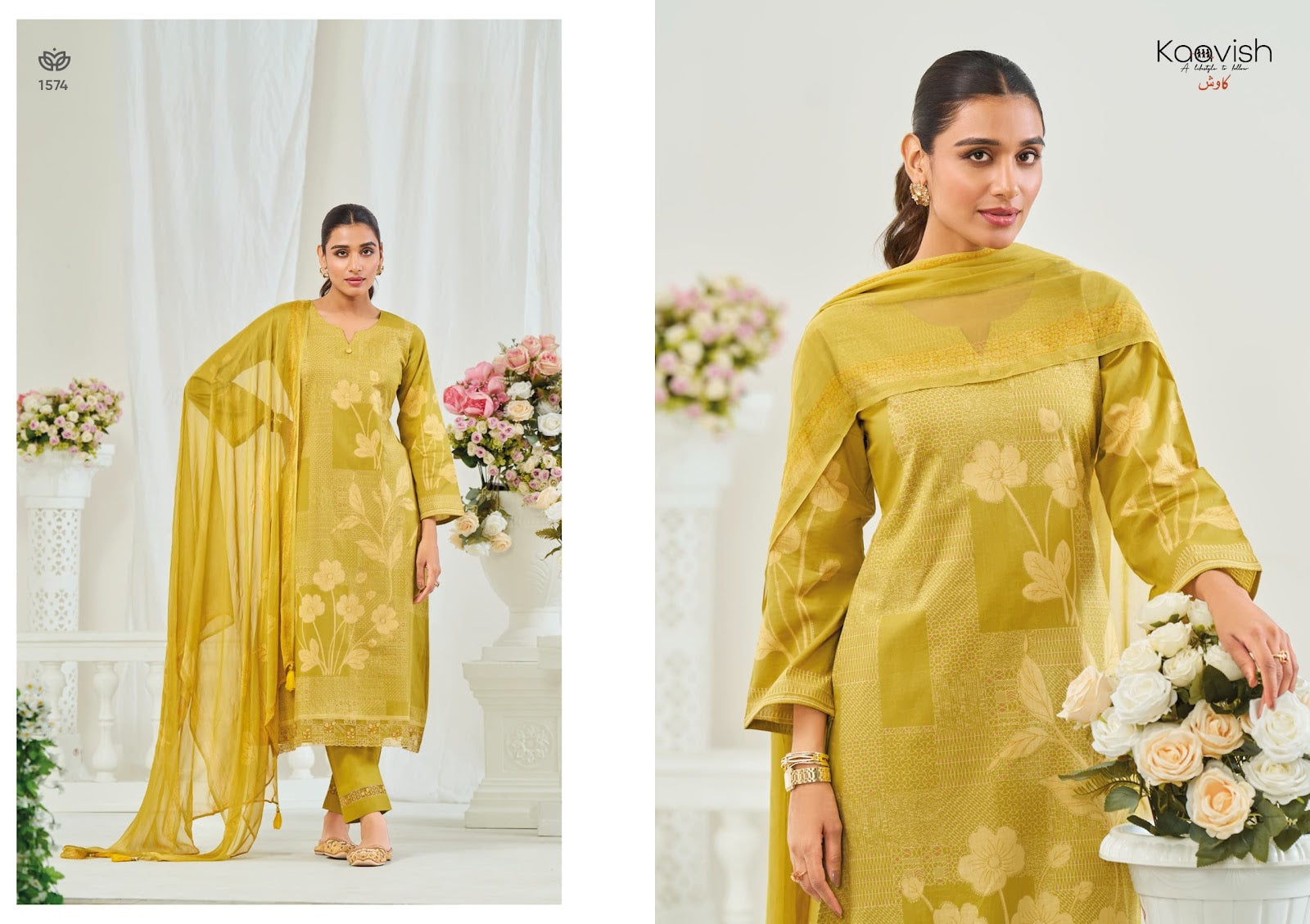 Sophie Kaavish Pure Lawn Pant Style Suits Supplier Ahmedabad