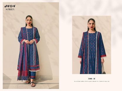 Soraya 3300 Jay Vijay Cotton Pant Style Suits Wholesale Price