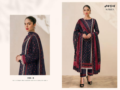 Soraya 3300 Jay Vijay Cotton Pant Style Suits Wholesale Price