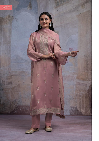 Sorchi Naariti Tissue Silk Pant Style Suits Manufacturer Gujarat