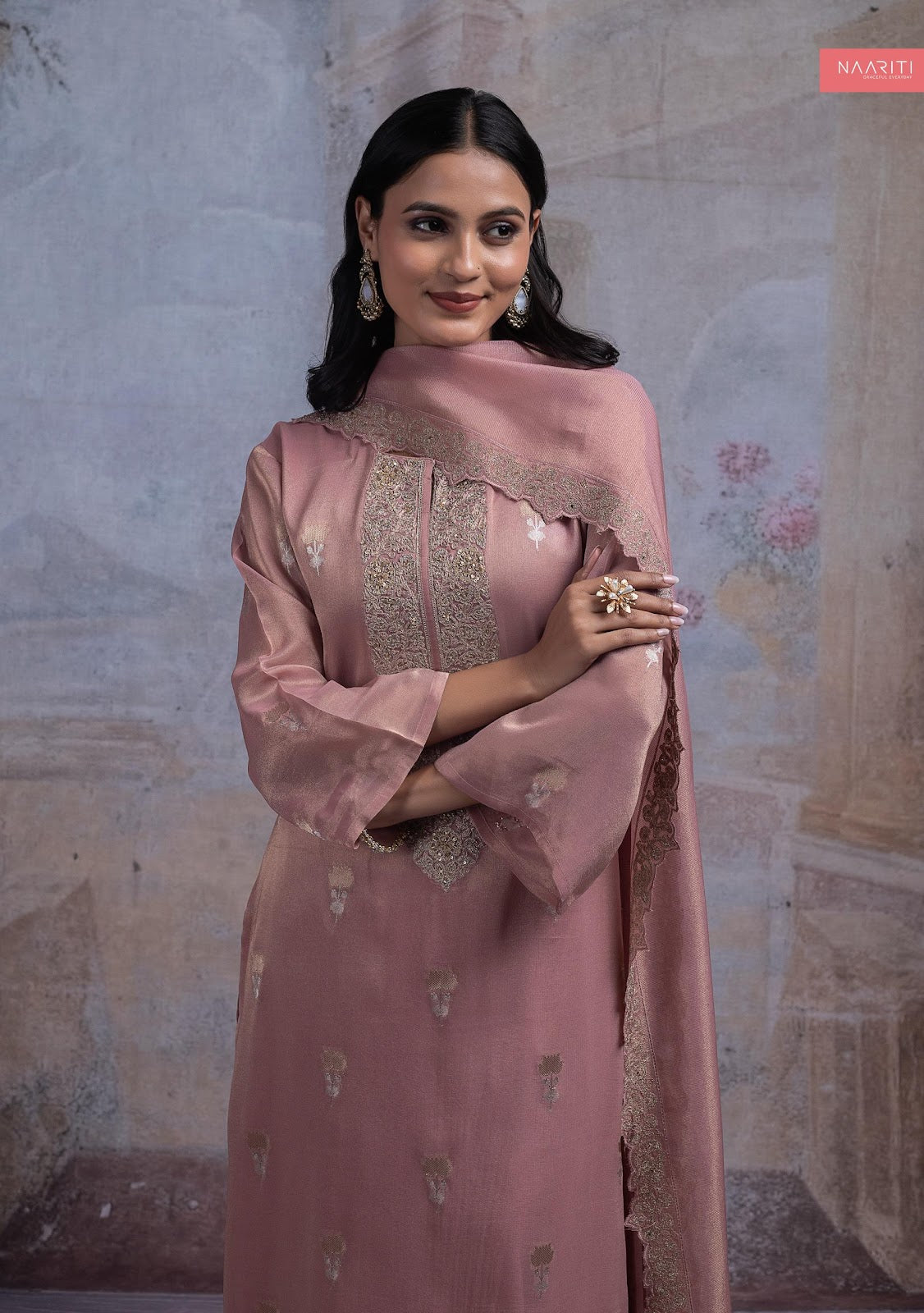 Sorchi Naariti Tissue Silk Pant Style Suits Manufacturer Gujarat