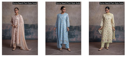 Sorna Naariti Cotton Pant Style Suits Wholesale Rate