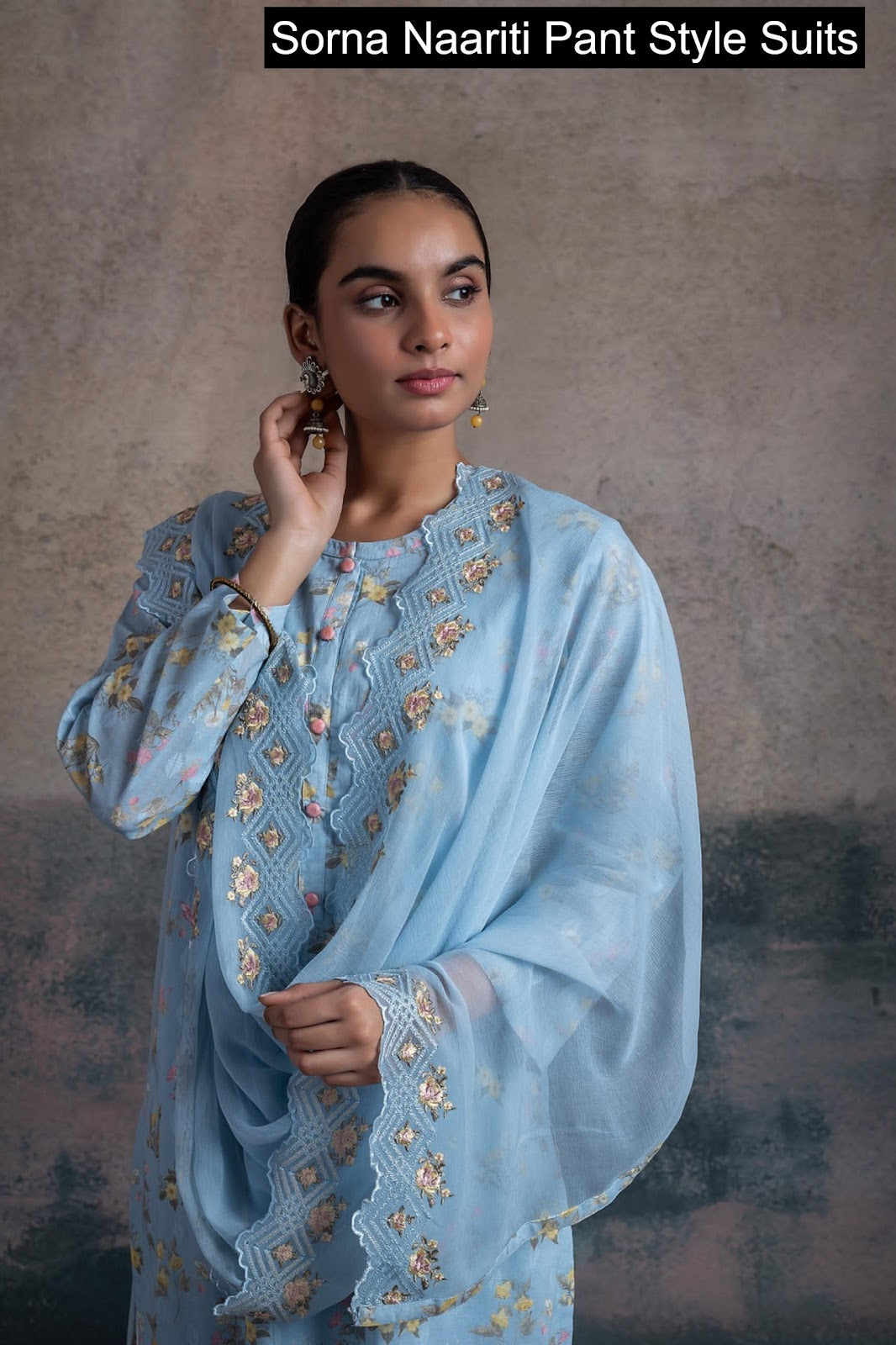 Sorna Naariti Cotton Pant Style Suits Wholesale Rate