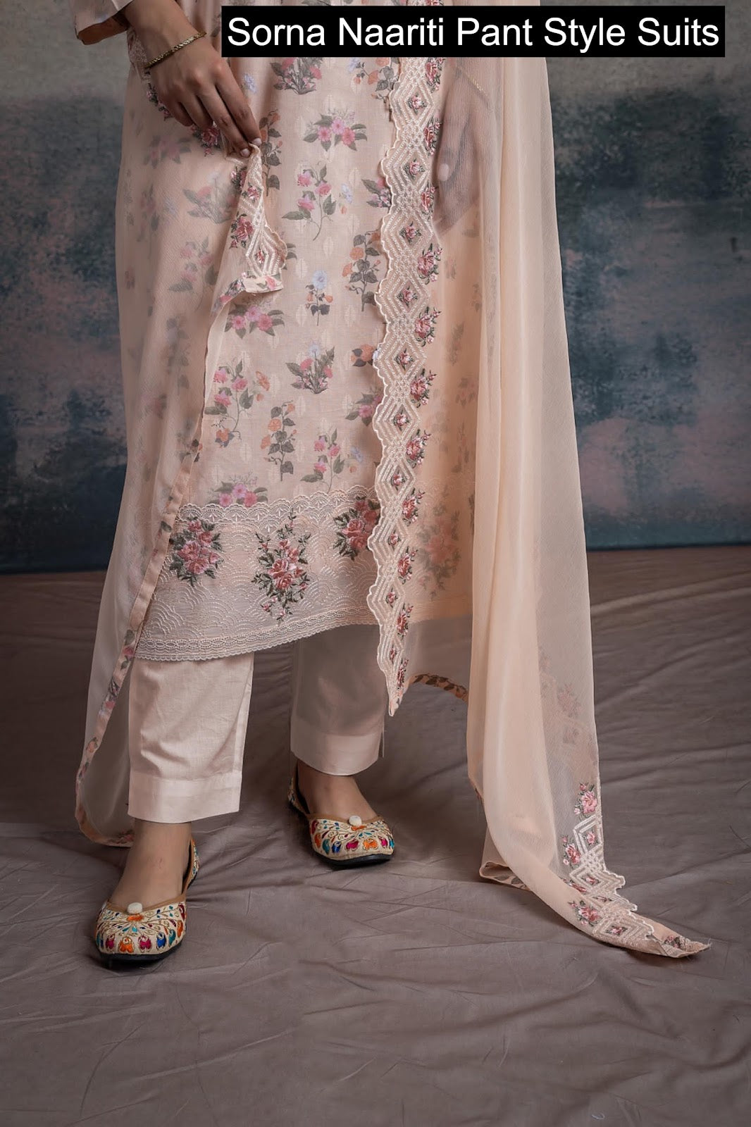 Sorna Naariti Cotton Pant Style Suits Wholesale Rate