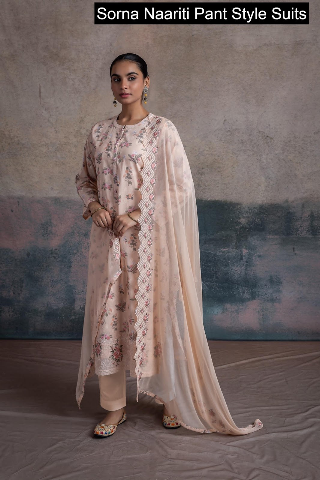 Sorna Naariti Cotton Pant Style Suits Wholesale Rate