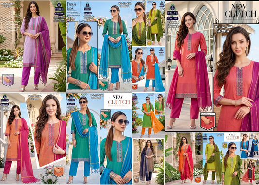 South Cotton 141026 Velley Readymade Pant Style Suits Manufacturer India