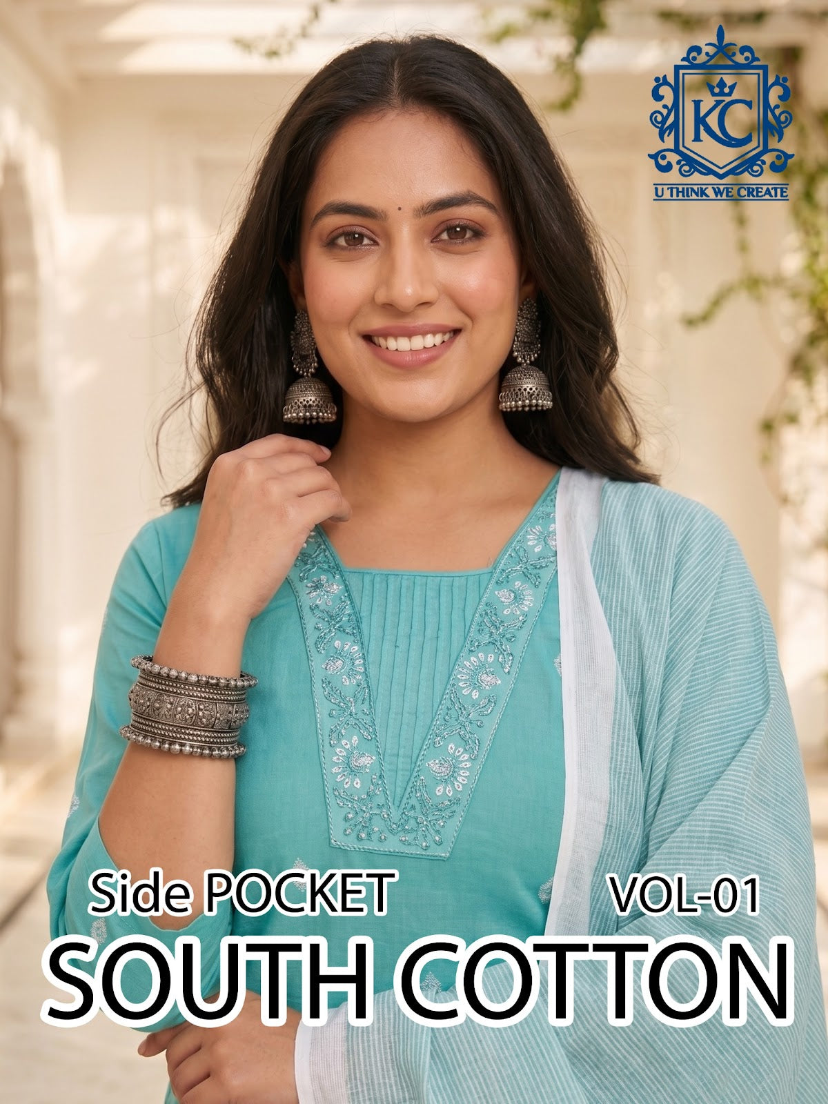 South Cotton Vol 1 Kcf Readymade Pant Style Suits Supplier Gujarat