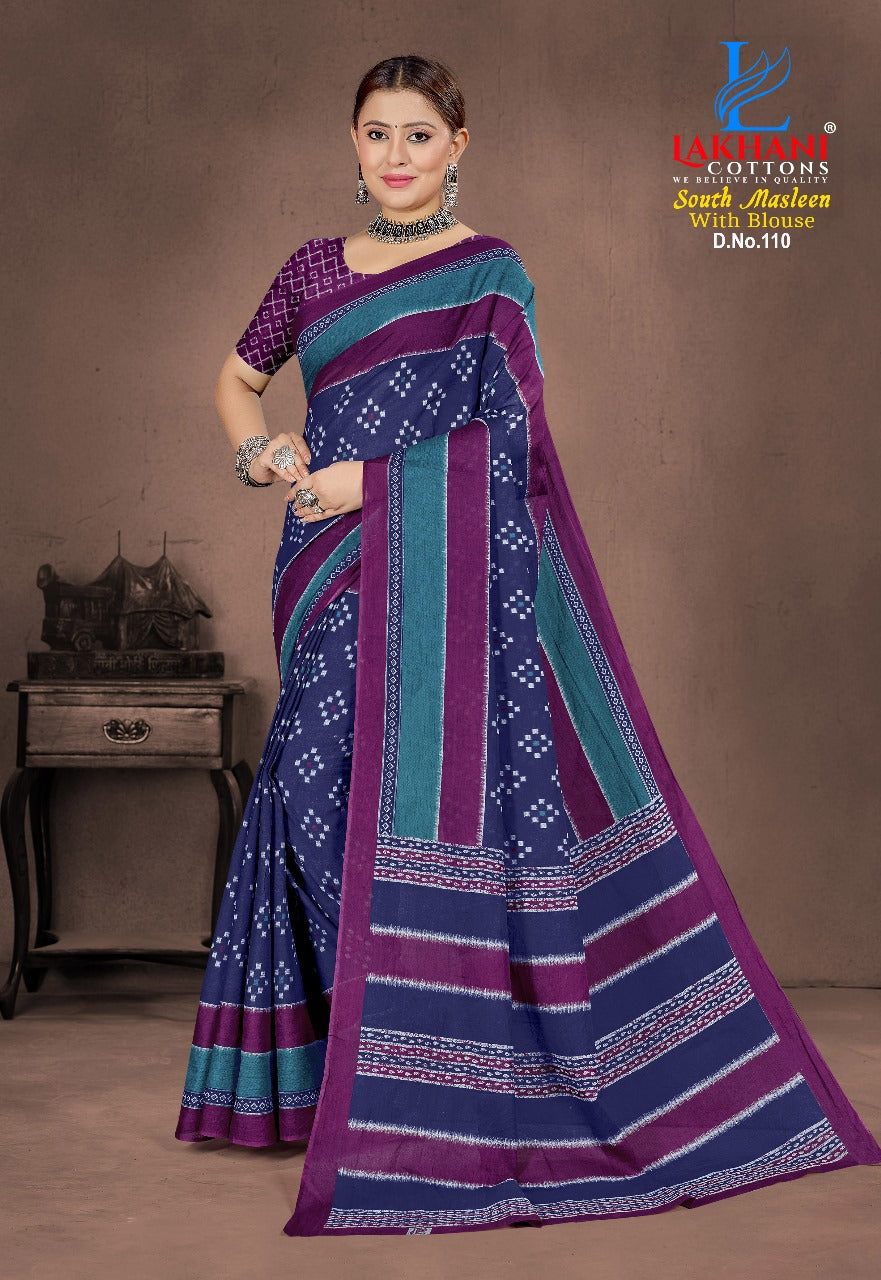 South Masleen Lakhani Cotton Sarees Supplier India