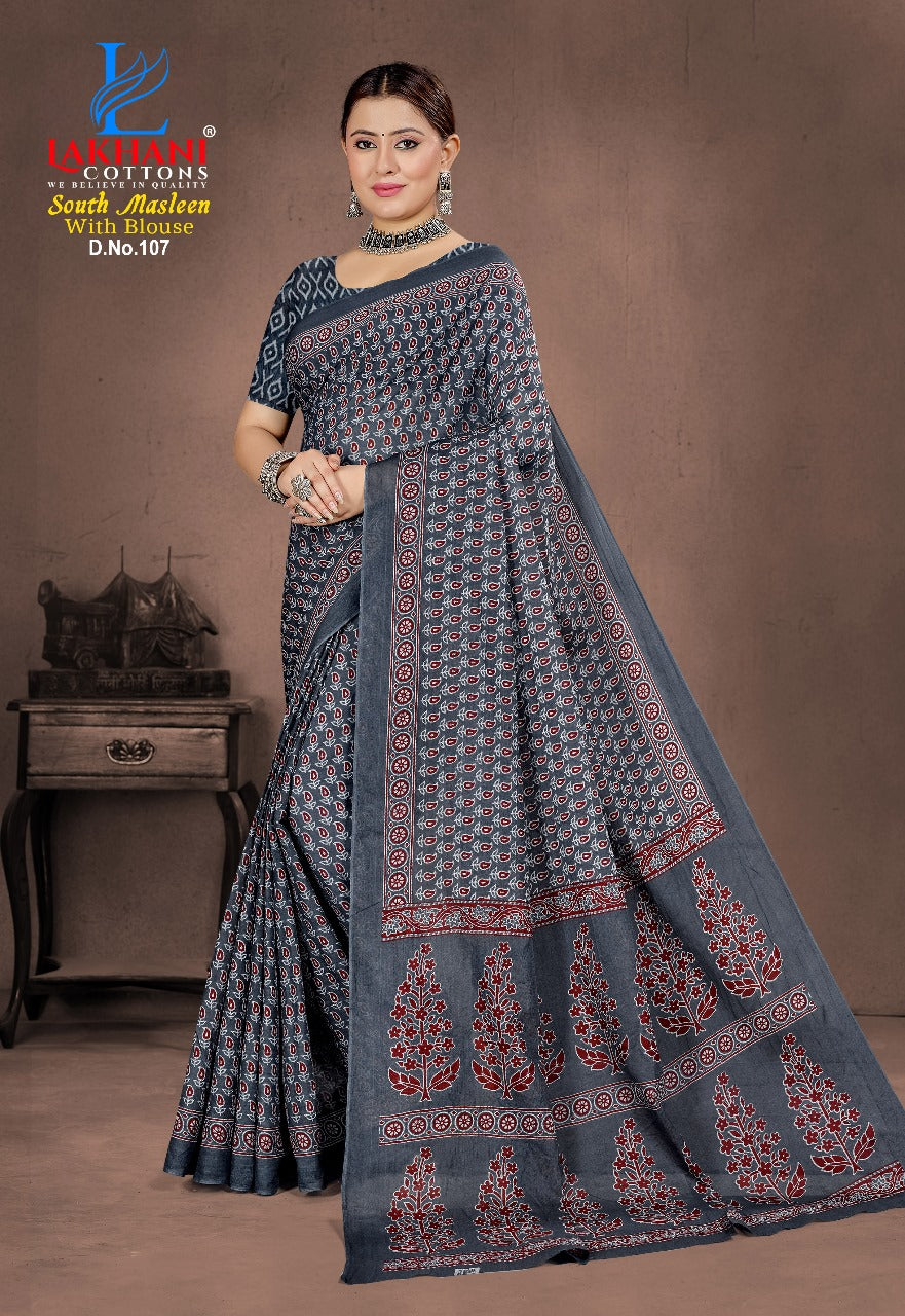 South Masleen Lakhani Cotton Sarees Supplier India