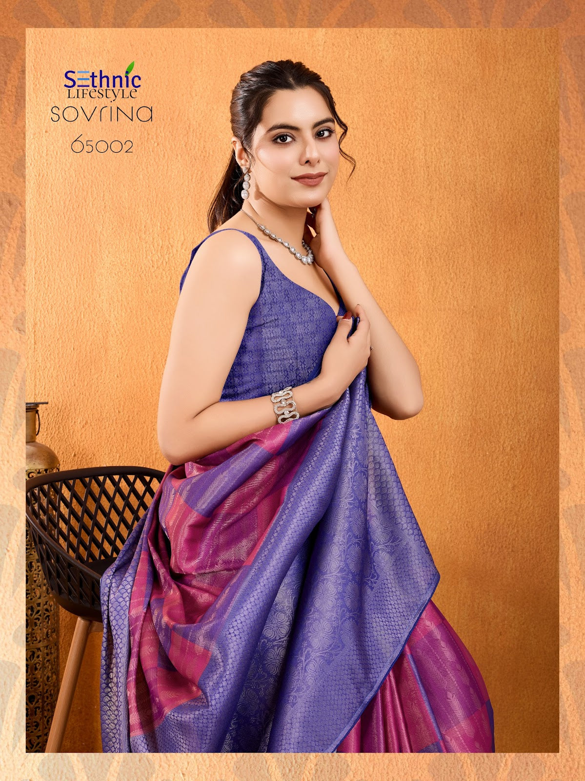 Sovrina 65001-65005 Sethnic Silk Sarees Wholesale Price