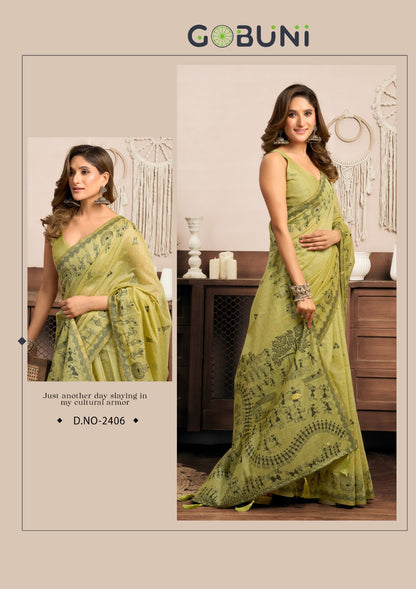 Sowmya Gobuni Sarees Exporter Gujarat