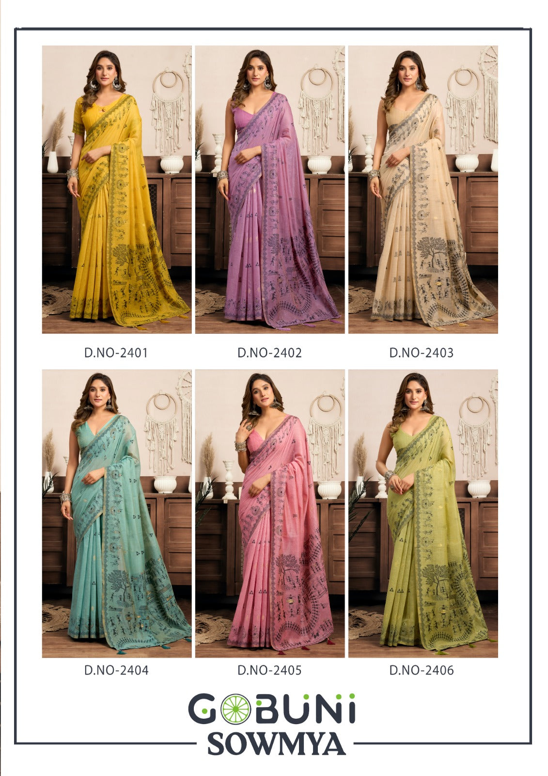 Sowmya Gobuni Sarees Exporter Gujarat
