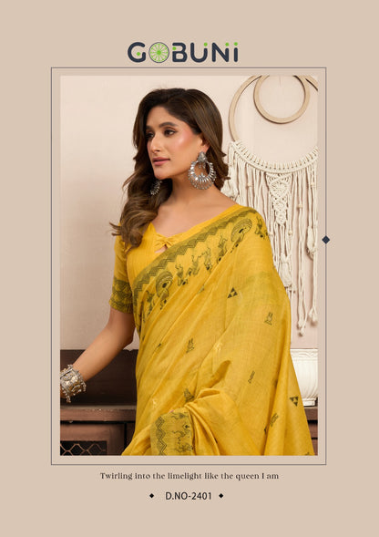 Sowmya Gobuni Sarees Exporter Gujarat