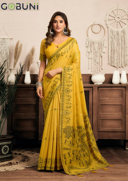 Sowmya Gobuni Sarees Exporter Gujarat