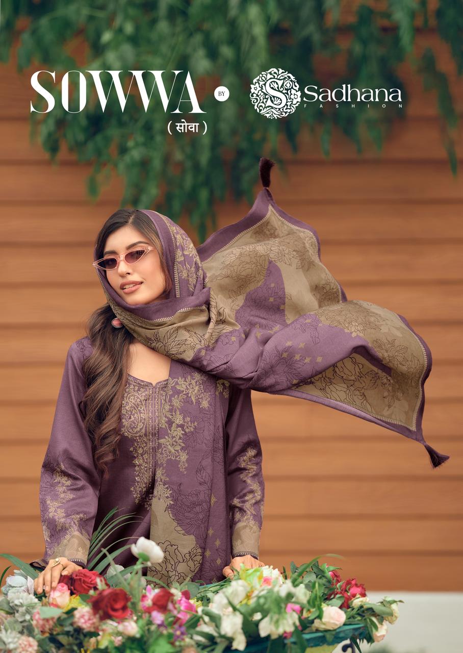 Sowwa Sadhana Jam Cotton Pant Style Suits Manufacturer