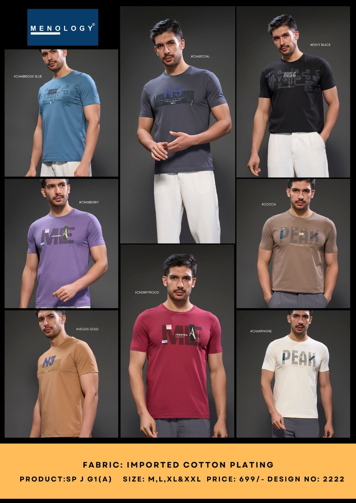 Sp J G1 A Menology Cotton Mens Tshirts Supplier Gujarat