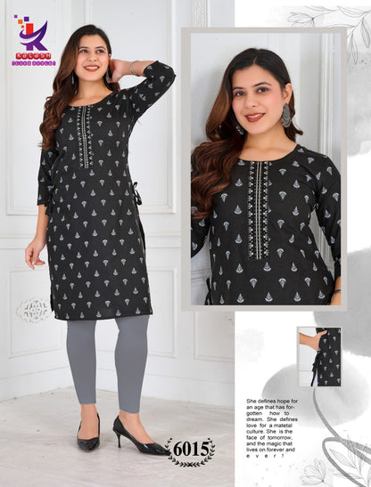 Spark Glow Mlm Kalash Lifestyle Khadi Cotton Kurti With Pocket Manufacturer Gujarat