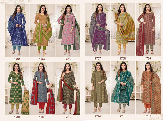 Spark Vol 17 Balaji Cotton Dress Material