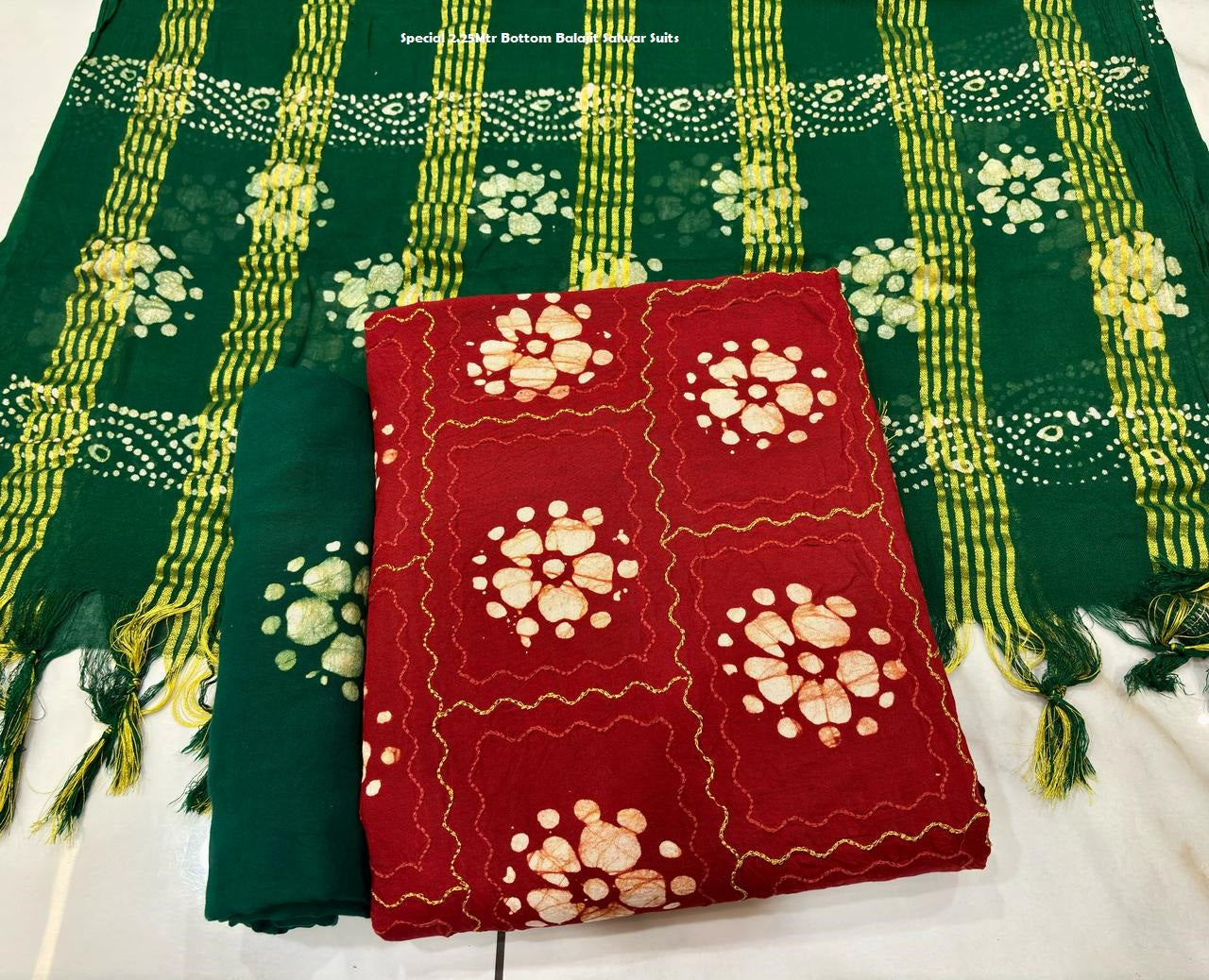 Special 2.25Mtr Bottom Balajit Rayon 14Kg Salwar Suits Wholesaler