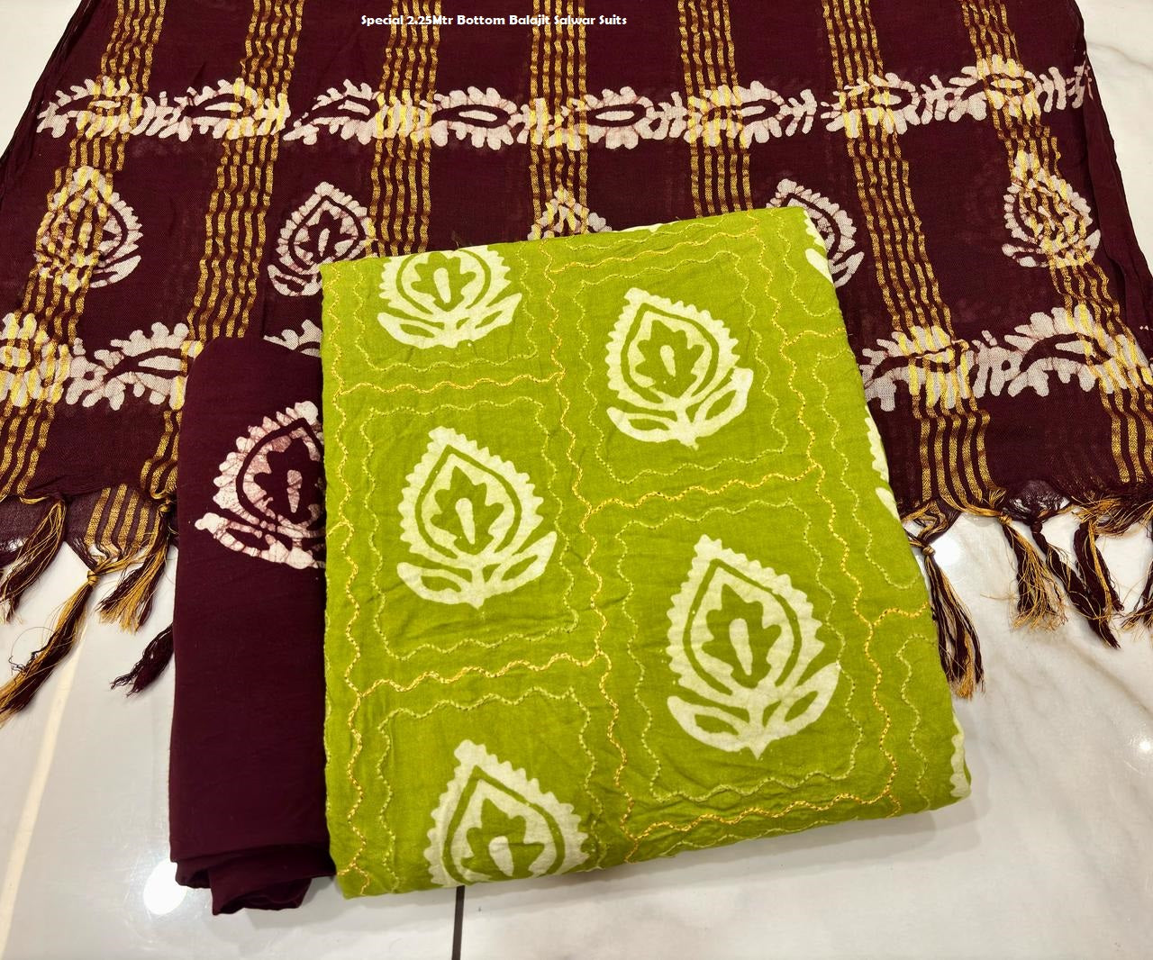 Special 2.25Mtr Bottom Balajit Rayon 14Kg Salwar Suits Wholesaler
