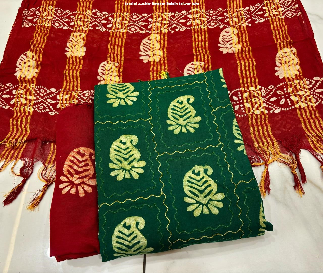 Special 2.25Mtr Bottom Balajit Rayon 14Kg Salwar Suits Wholesaler