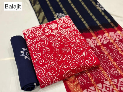 Special 2.25 Bottom Balajit Cotton Dress Material Supplier Gujarat