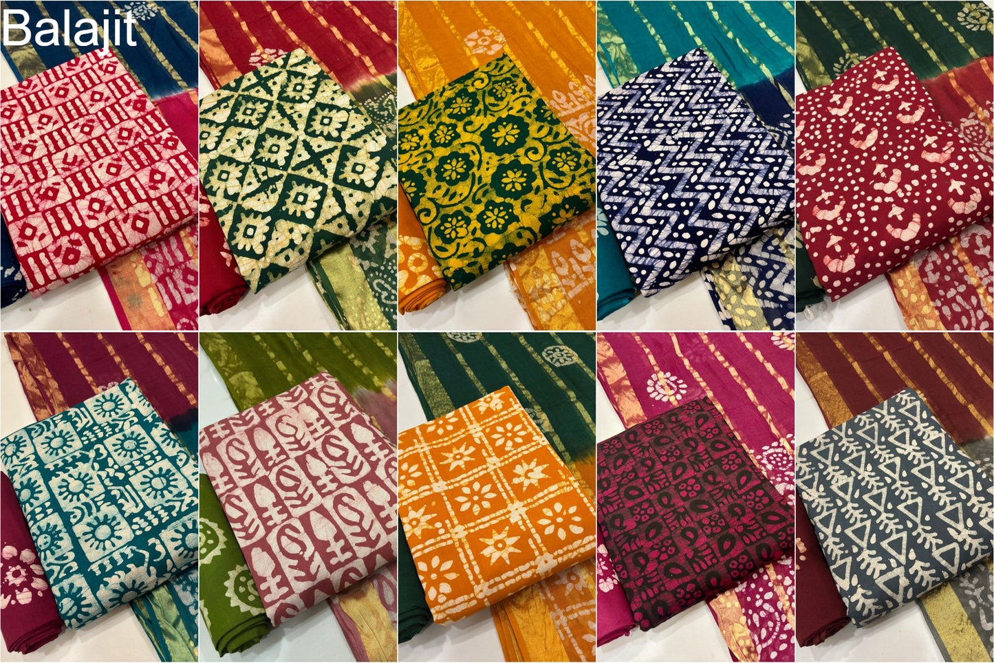 Special 2.25 Mtr Bottom 1303 Balajit Cotton Salwar Suits Exporter Gujarat