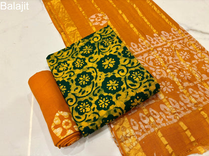 Special 2.25 Mtr Bottom 1303 Balajit Cotton Salwar Suits Exporter Gujarat