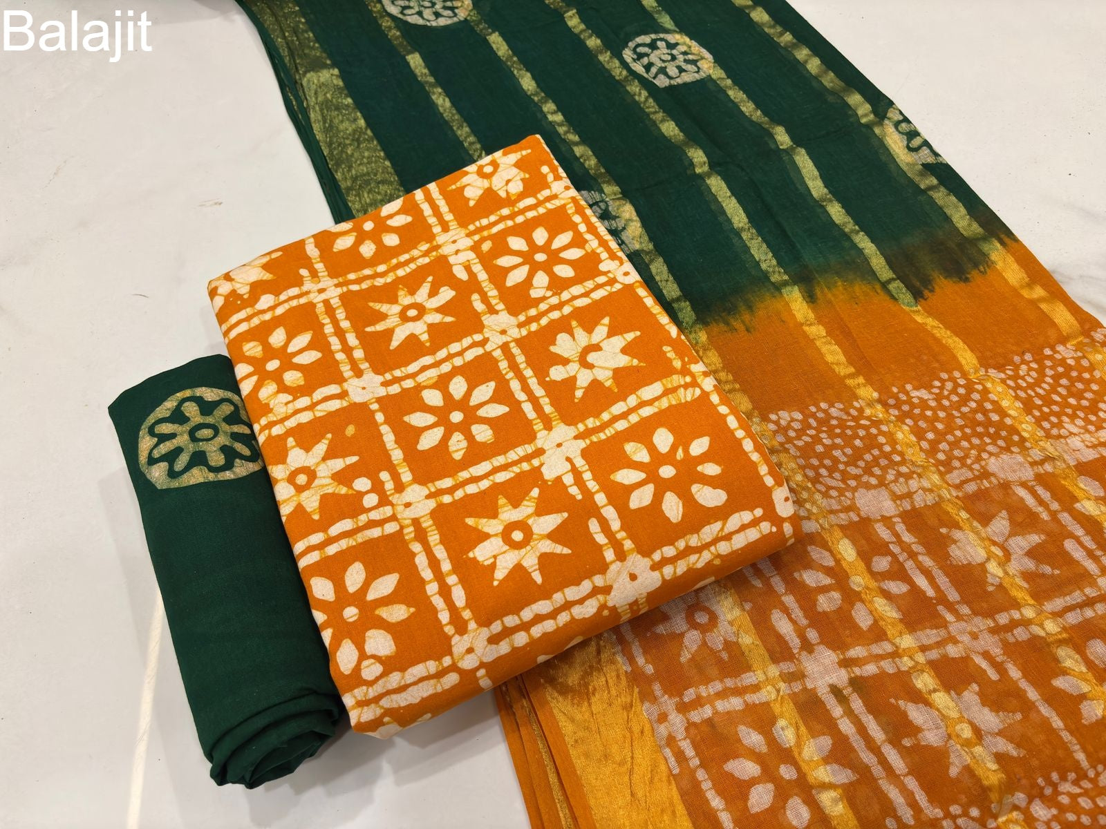 Special 2.25 Mtr Bottom 1303 Balajit Cotton Salwar Suits Exporter Gujarat