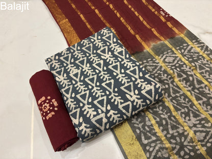 Special 2.25 Mtr Bottom 1303 Balajit Cotton Salwar Suits Exporter Gujarat