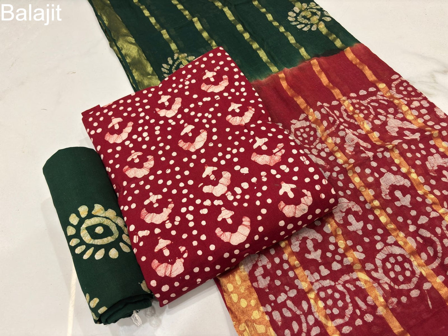 Special 2.25 Mtr Bottom 1303 Balajit Cotton Salwar Suits Exporter Gujarat