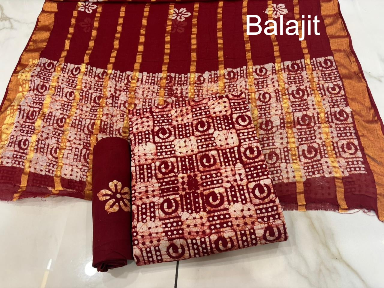 Special 2.25 Mtr Bottom Balajit Cotton Salwar Suits Manufacturer Ahmedabad