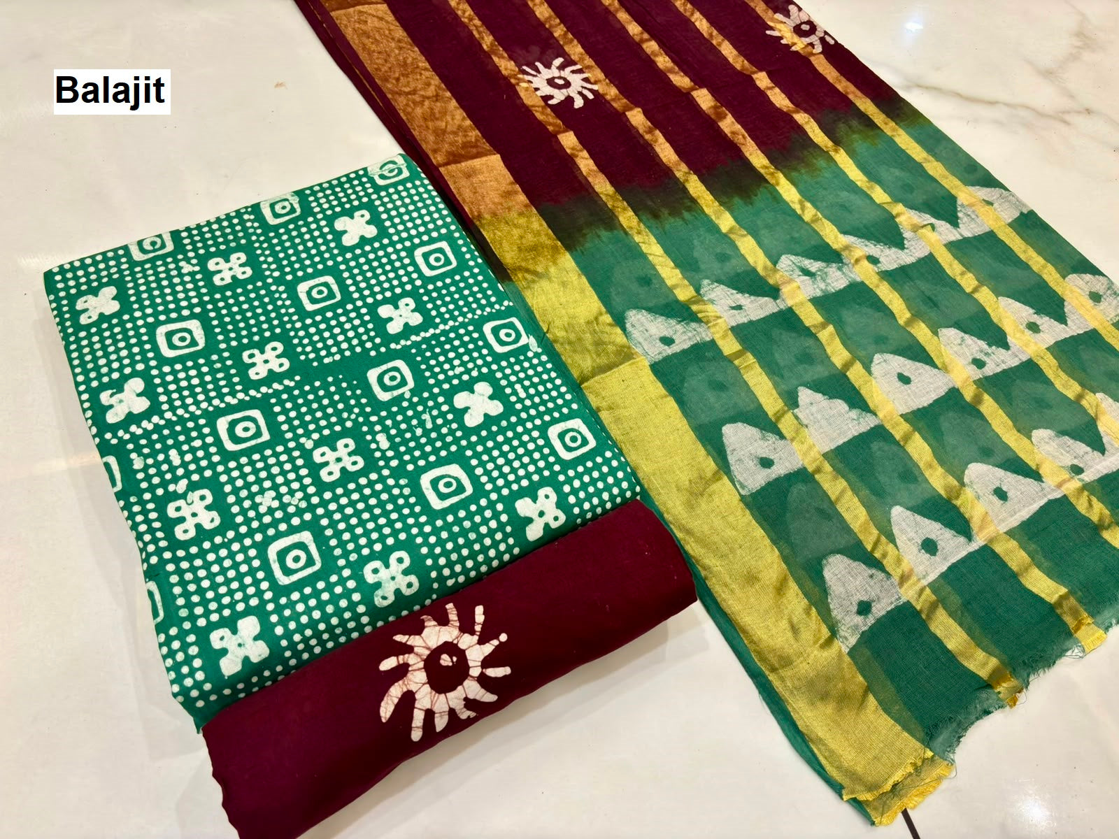 Special 2.50 Bottom 2508 Balajit Poplin Salwar Suits Wholesale Price