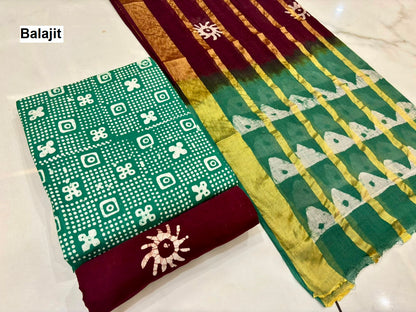 Special 2.50 Bottom 2508 Balajit Poplin Salwar Suits Wholesale Price