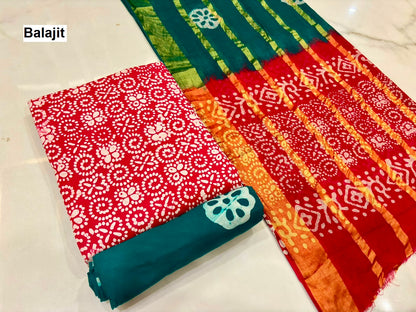 Special 2.50 Bottom 2508 Balajit Poplin Salwar Suits Wholesale Price