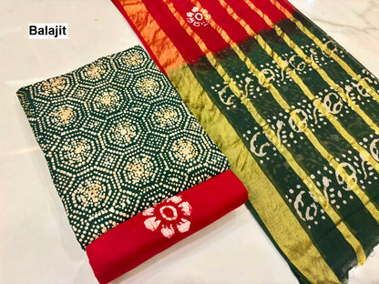 Special 2.50 Bottom 2508 Balajit Poplin Salwar Suits Wholesale Price
