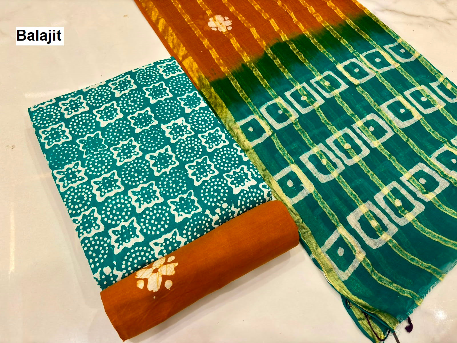 Special 2.50 Bottom 2508 Balajit Poplin Salwar Suits Wholesale Price