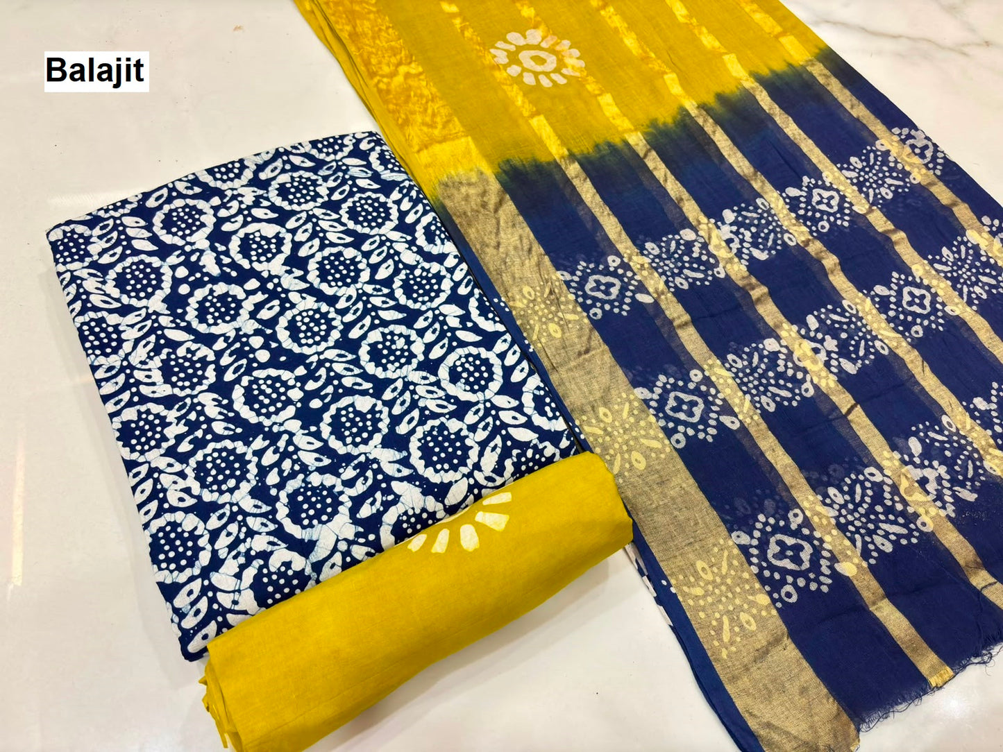 Special 2.50 Bottom 2508 Balajit Poplin Salwar Suits Wholesale Price