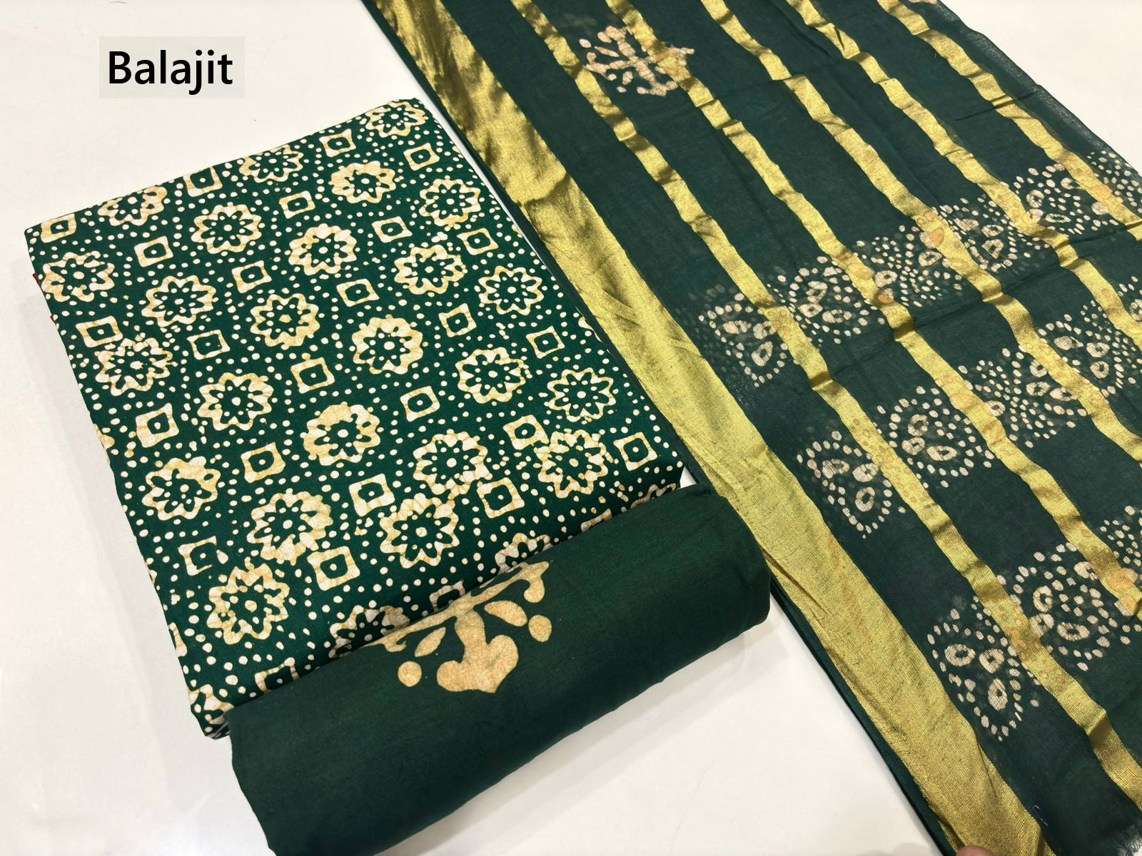 Special 2.50 Bottom 2805 Balajit Cotton Dress Material Wholesaler India