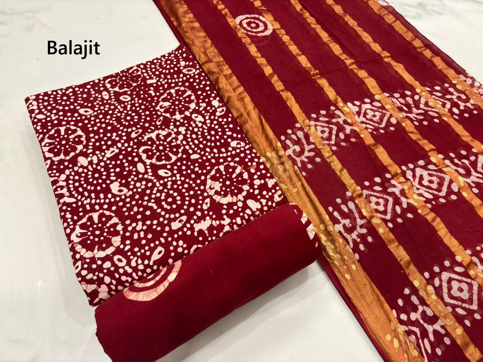 Special 2.50 Bottom 2805 Balajit Cotton Dress Material Wholesaler India