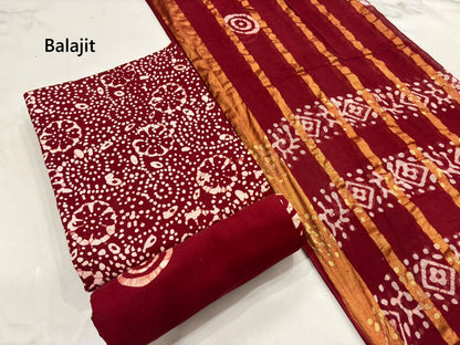 Special 2.50 Bottom 2805 Balajit Cotton Dress Material Wholesaler India
