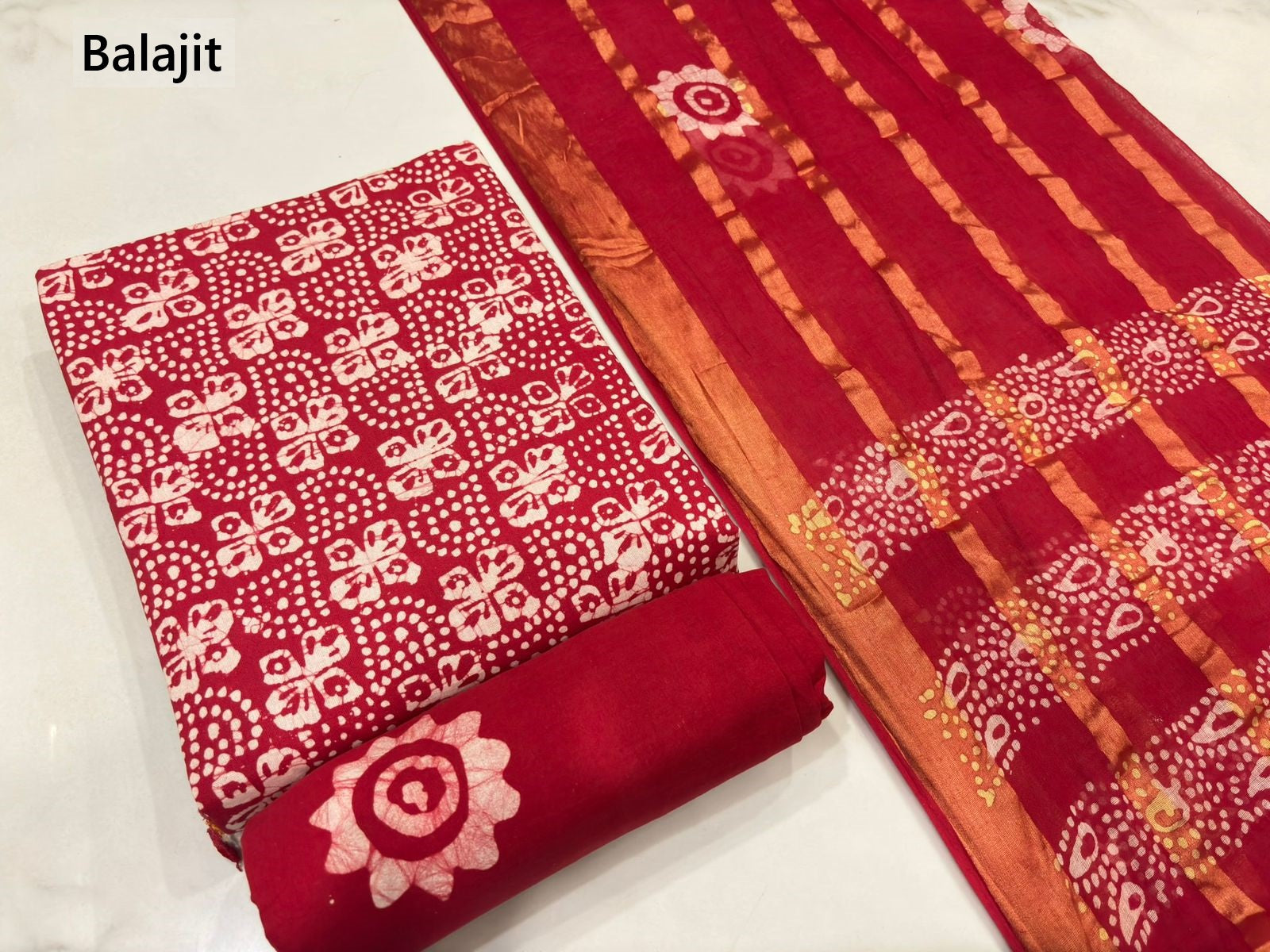 Special 2.50 Bottom 2805 Balajit Cotton Dress Material Wholesaler India