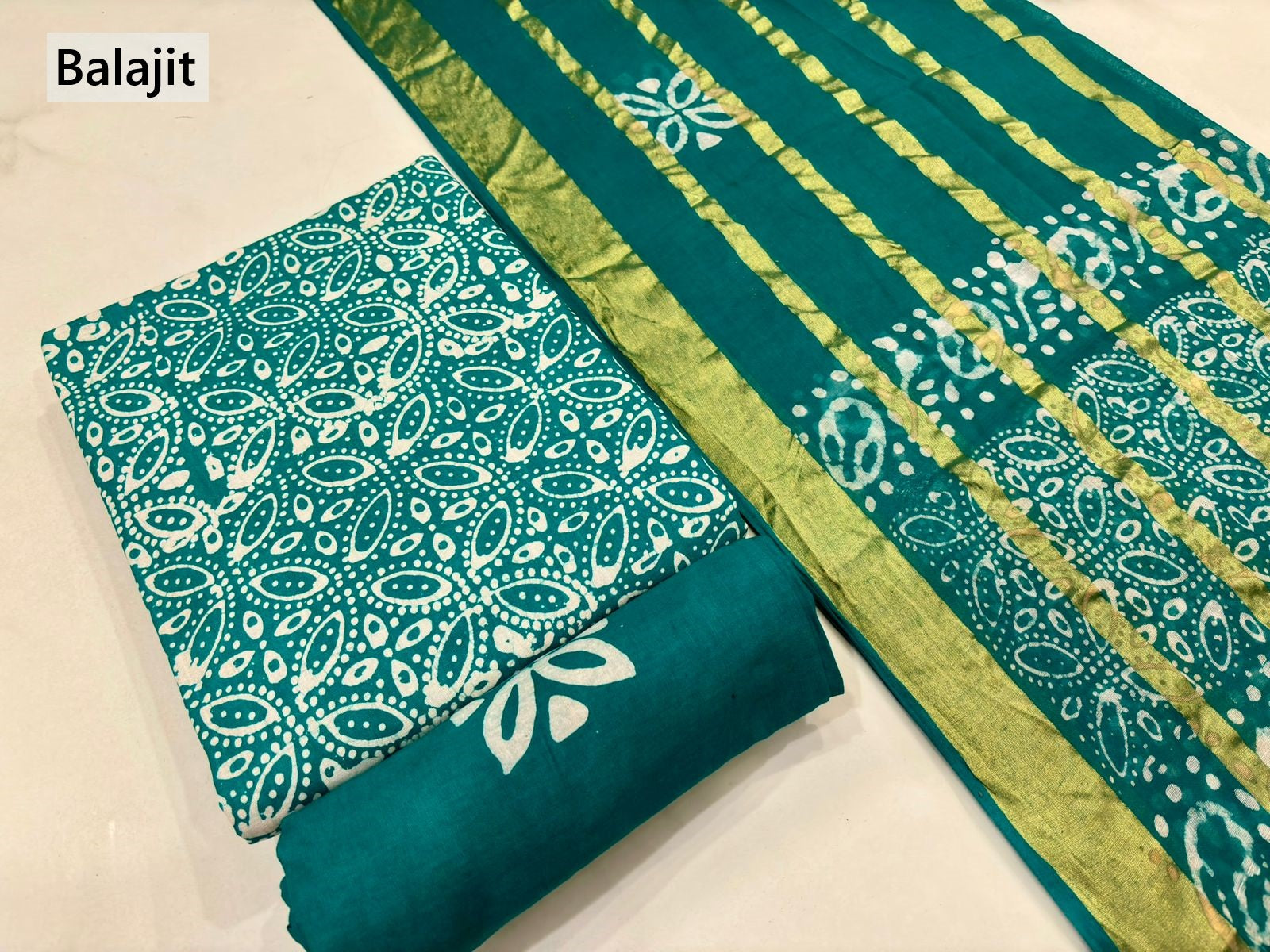 Special 2.50 Bottom 2805 Balajit Cotton Dress Material Wholesaler India