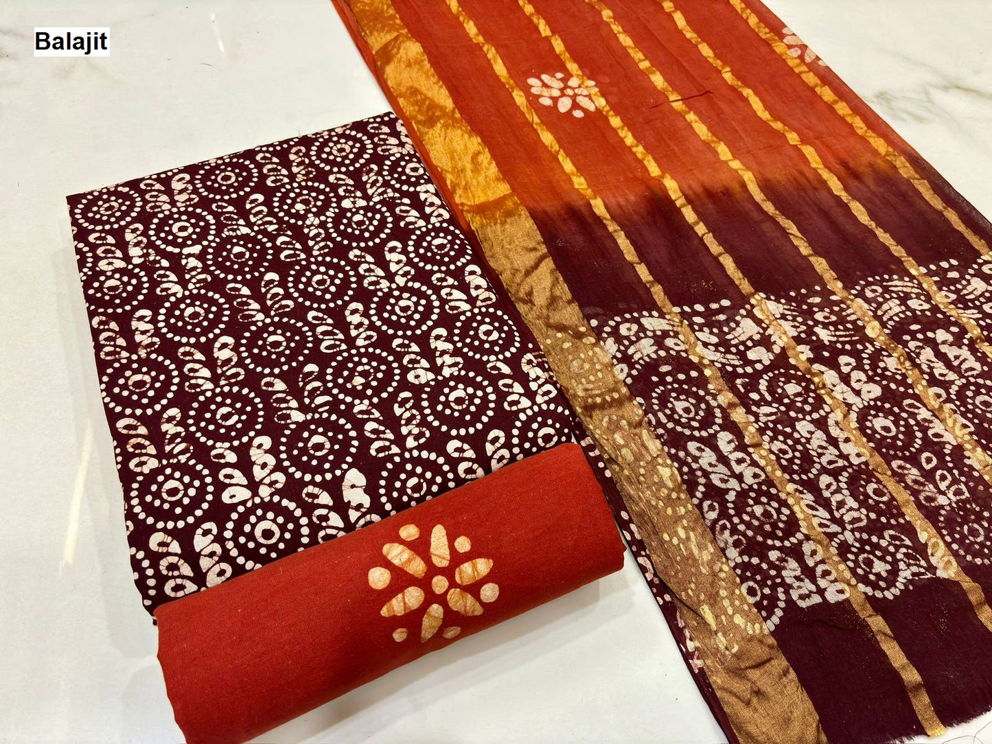 Special 2.50 Bottom Balajit Cotton Salwar Suits Wholesaler Gujarat