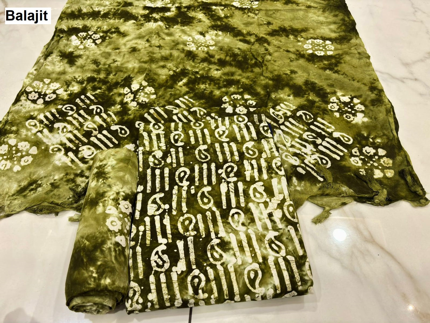 Special Batik 2.50 Bottom 0806 Balajit Rayon Salwar Suits Wholesaler