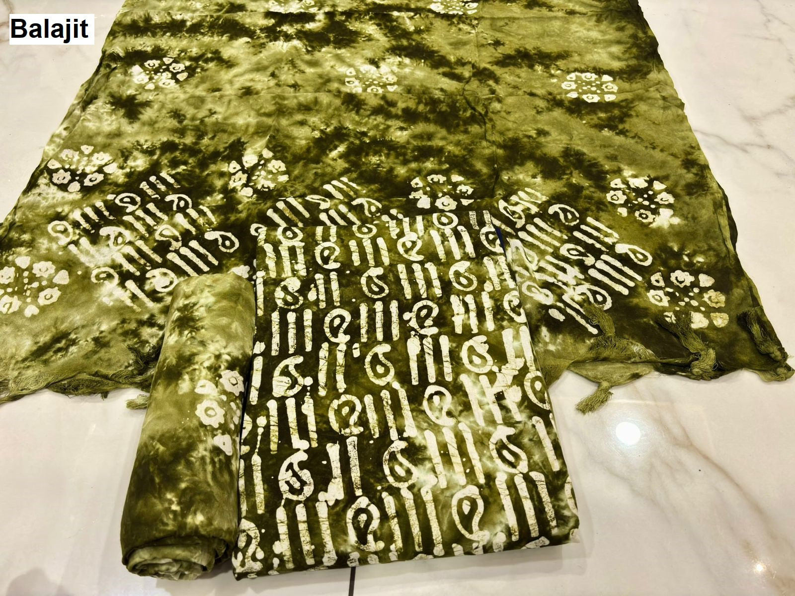 Special Batik 2.50 Bottom 0806 Balajit Rayon Salwar Suits Wholesaler