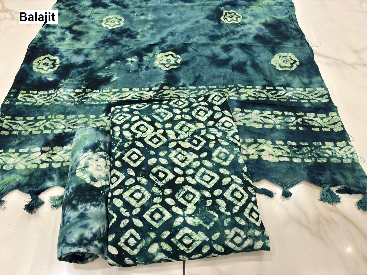 Special Batik 2.50 Bottom 0806 Balajit Rayon Salwar Suits Wholesaler