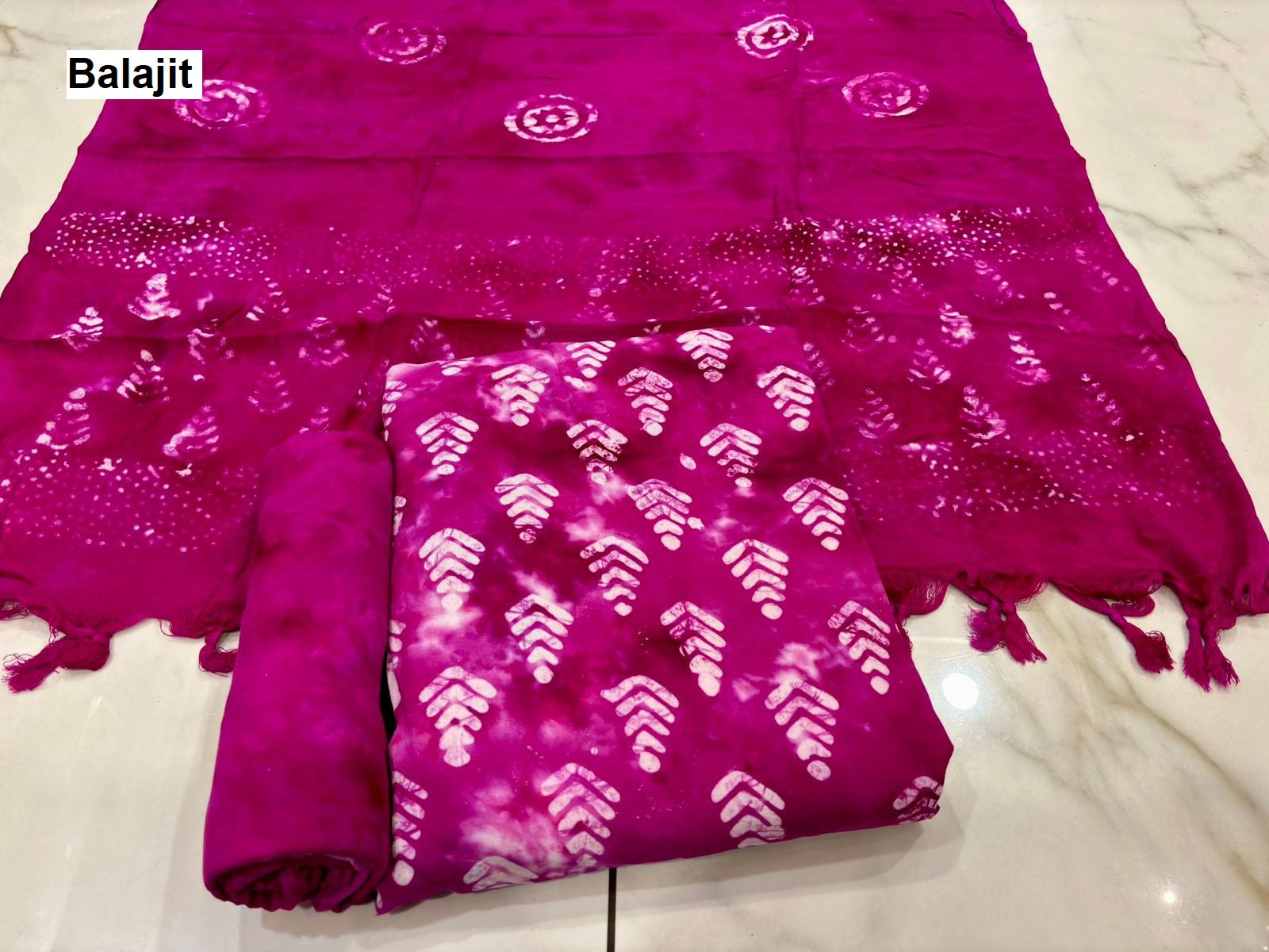 Special Batik 2.50 Bottom 0806 Balajit Rayon Salwar Suits Wholesaler